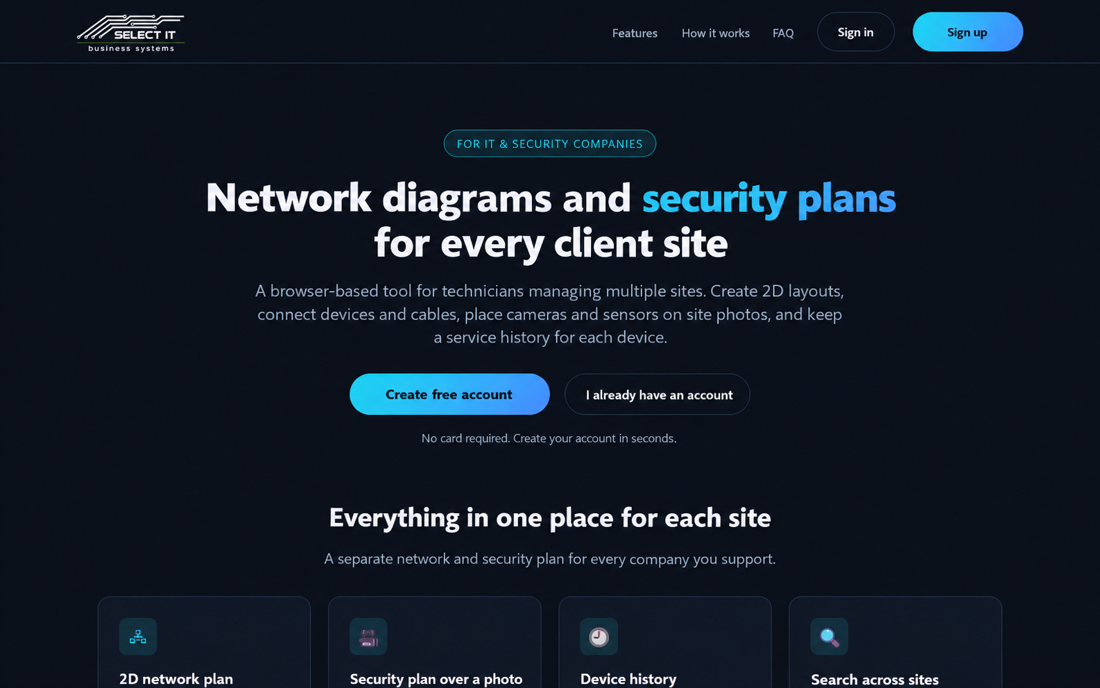 Plan — English-localized website preview